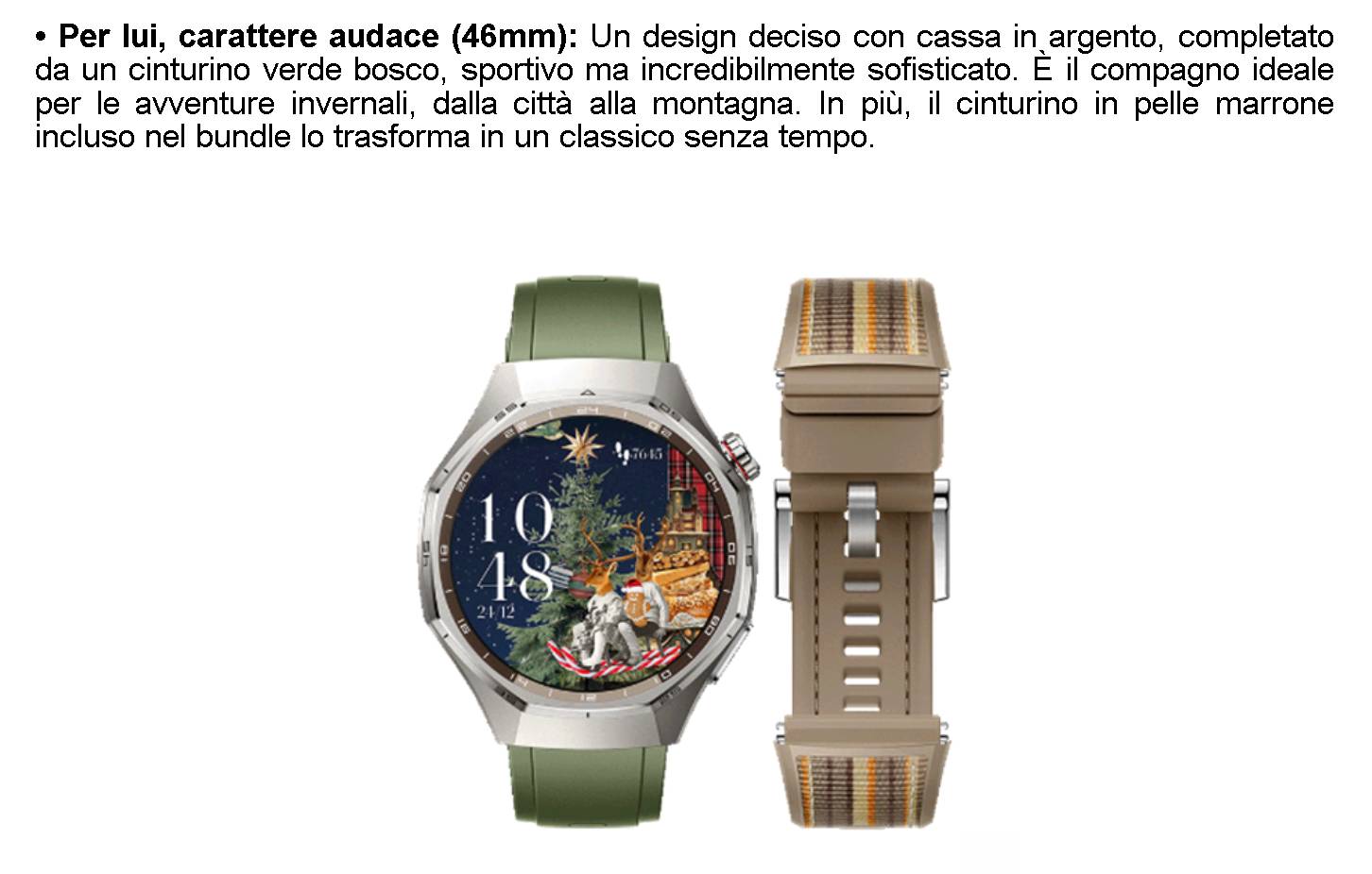 natale polso Il Natale al polso con HUAWEI WATCH GT6 SPECIAL CHRISTMAS EDITION