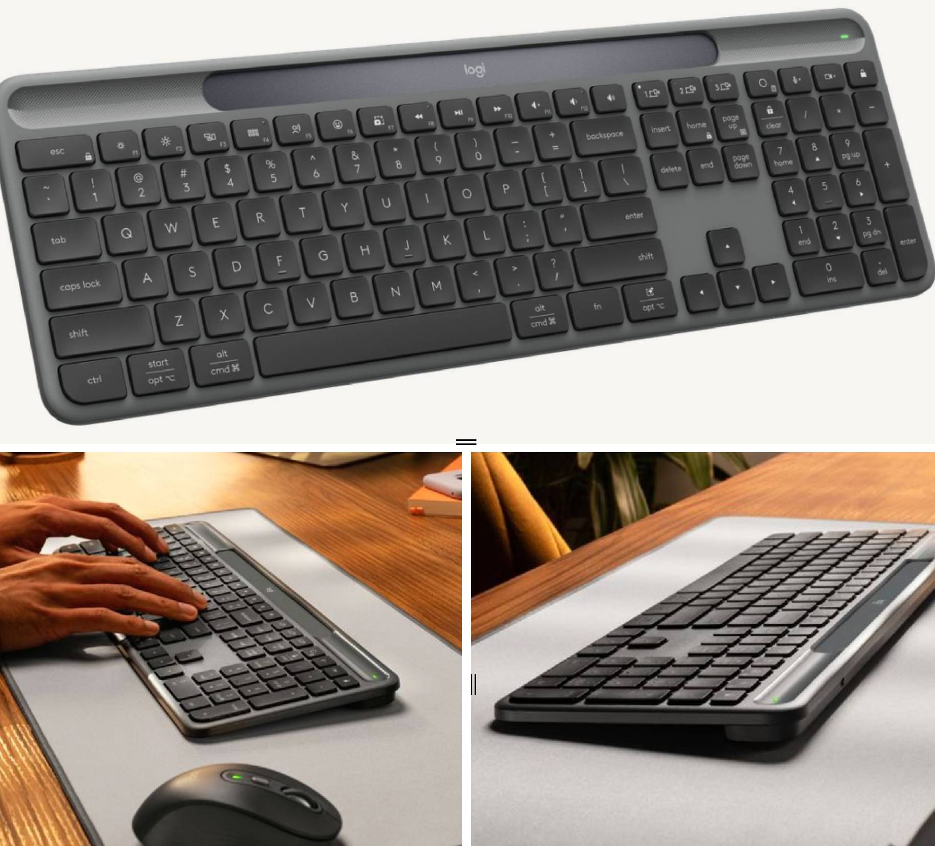 logitech k980 Logitech K980: Nuova Tastiera Solare per PC