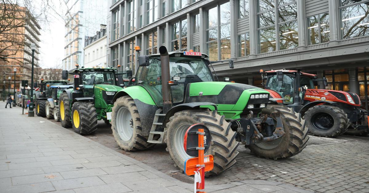 La protesta dei trattori torna a Bruxelles