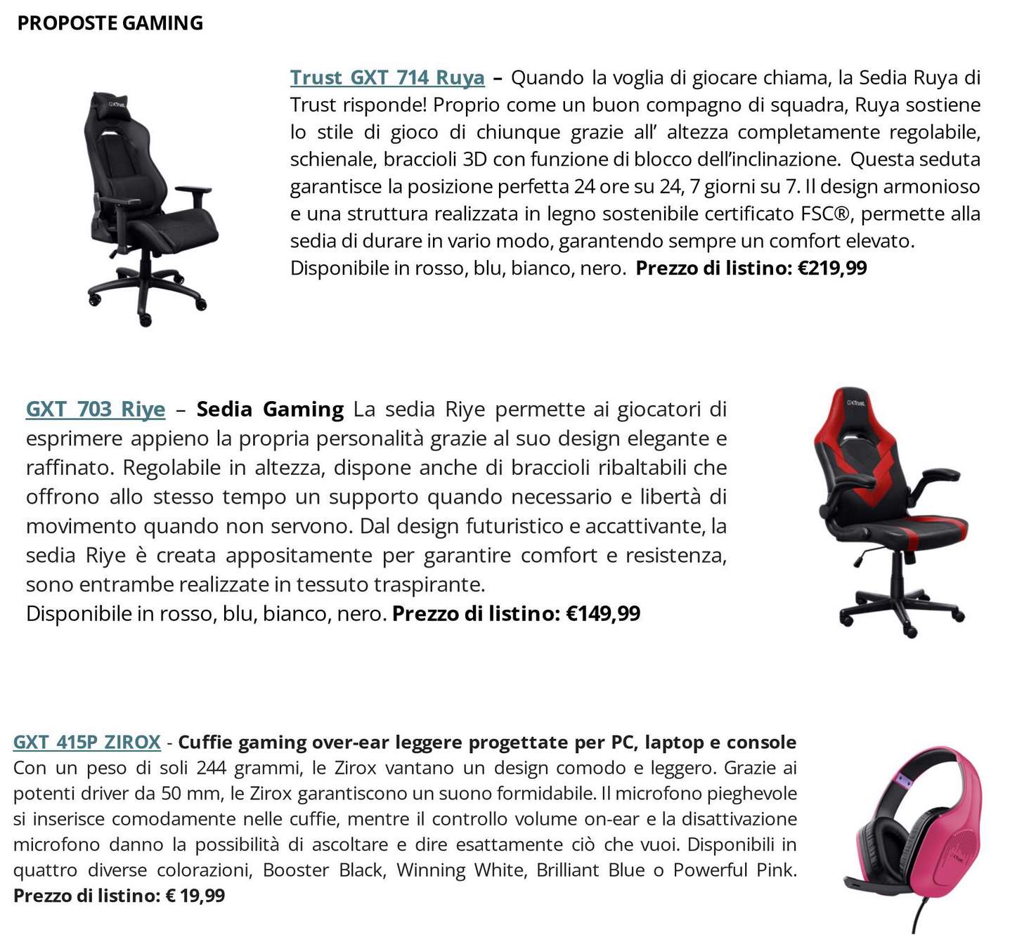back gaming Back to Gaming: gli accessori di Trust per giocare