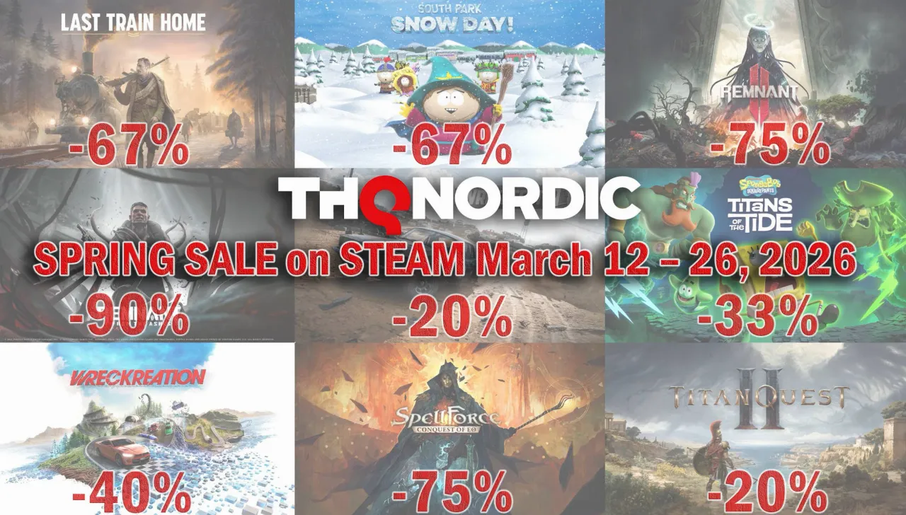THQ Nordic lancia grandi sconti su Steam con centinaia di giochi e DLC