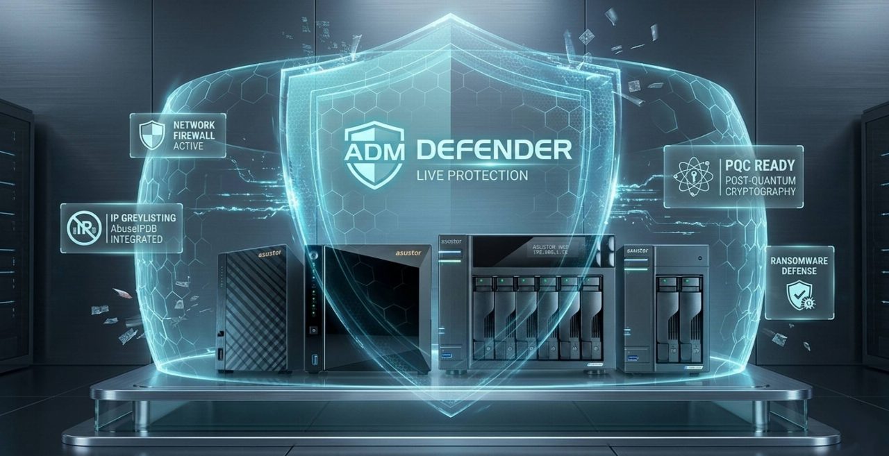 ASUSTOR aggiorna ADM Defender e rafforza la sicurezza dei NAS contro ransomware e accessi non autorizzati