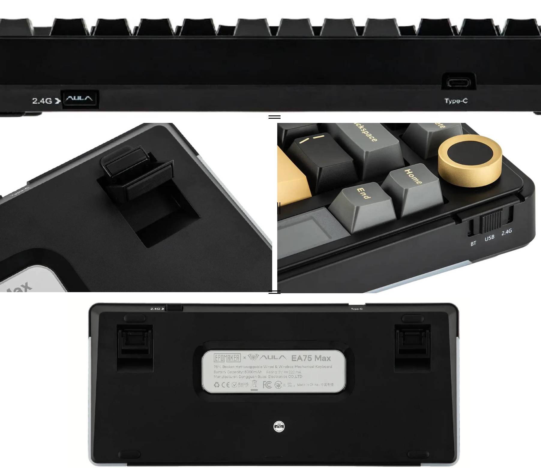 recensione epomaker Recensione EPOMAKER x AULA EA75 Max