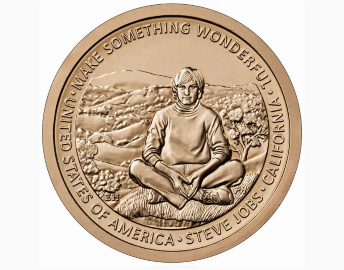 Moneta da 1 dollaro per Steve Jobs: la U.S. Mint svela il design della serie American Innovation 2026