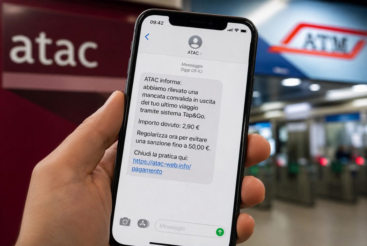 Falsi SMS su ATAC e ATM, la Polizia Postale lancia l