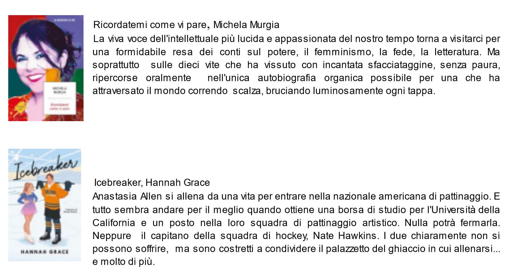 lettura estive Lettura estive: i titoli a colori dell