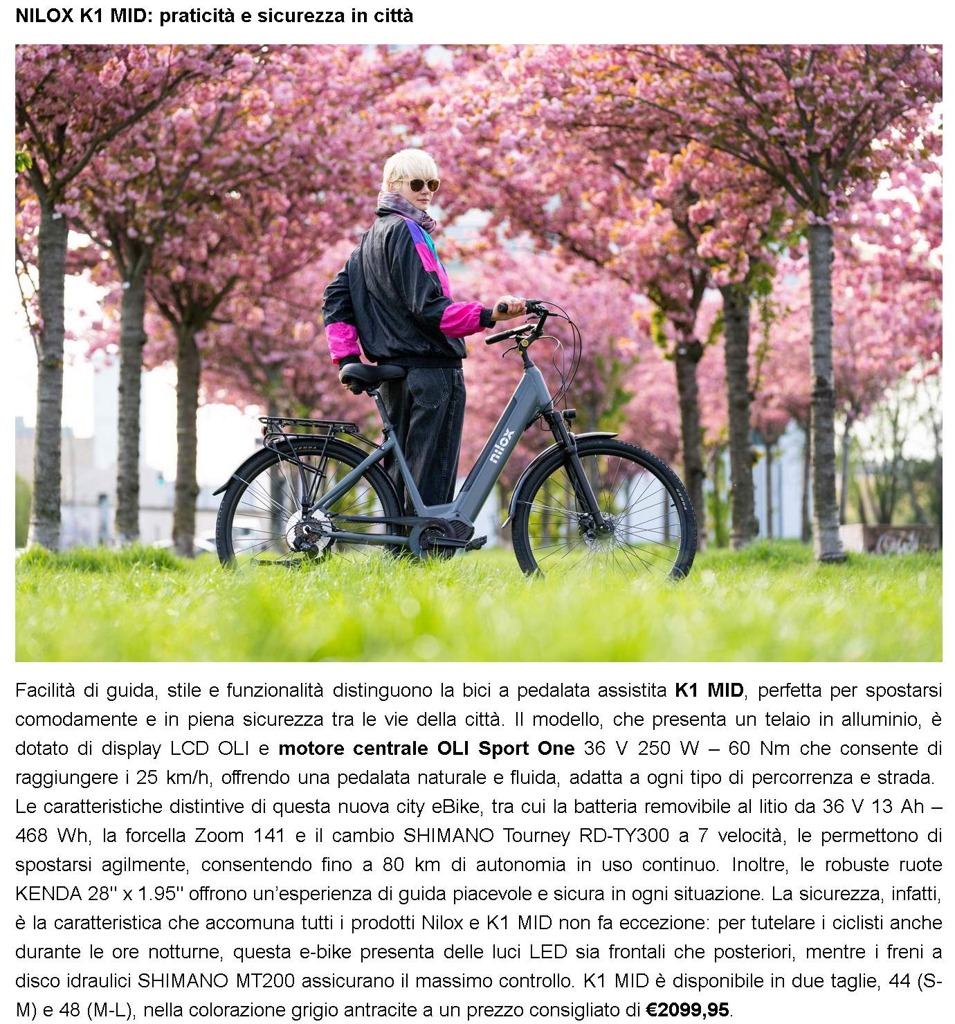 Primavera su due ruote: Nilox per la mobilità sostenibile di tutta la famiglia