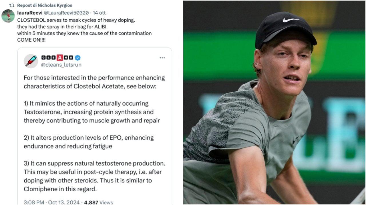 Nick Kyrgios accusa nuovamente Jannik Sinner: insinuazioni su doping dopo l