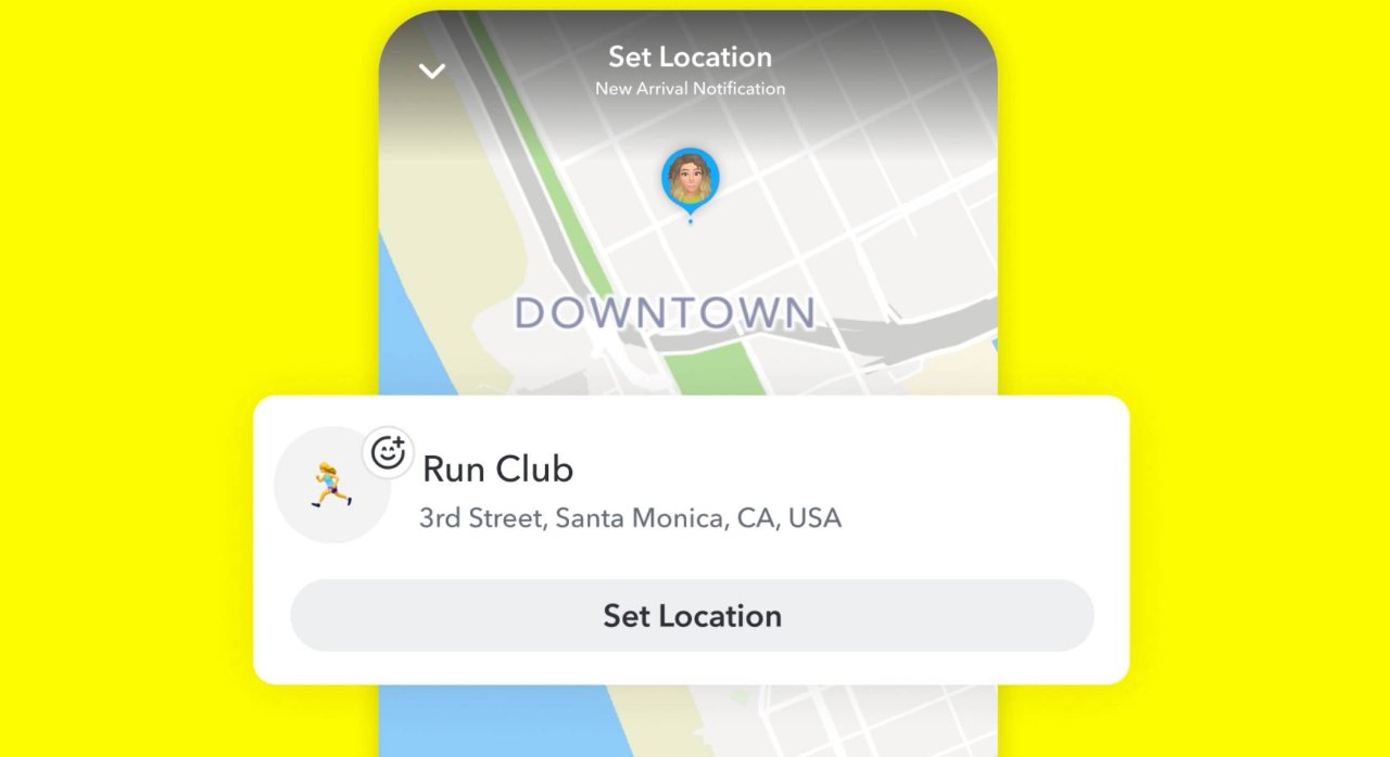 Snapchat - ampliamento notifiche per Snap Map