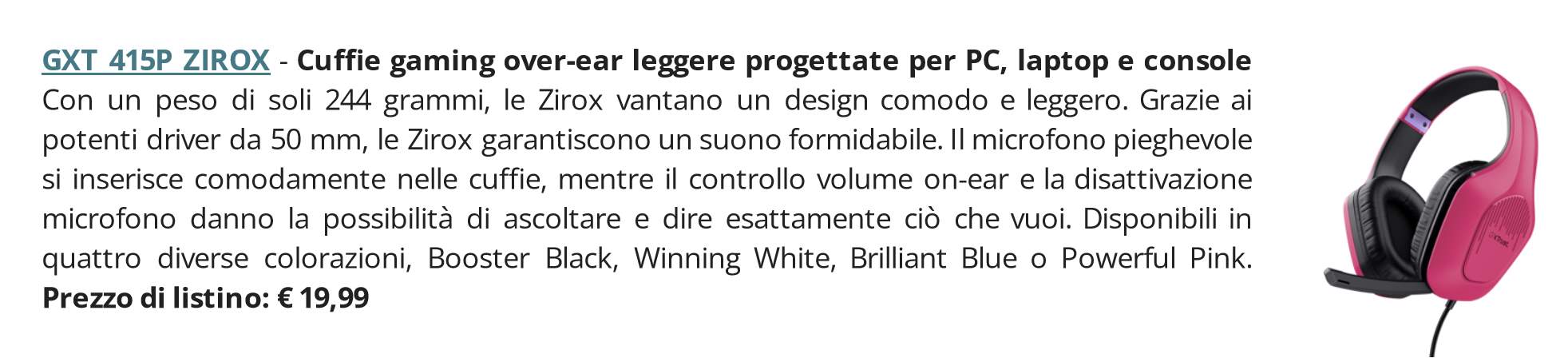 back gaming Back to Gaming: gli accessori di Trust per giocare a settembre