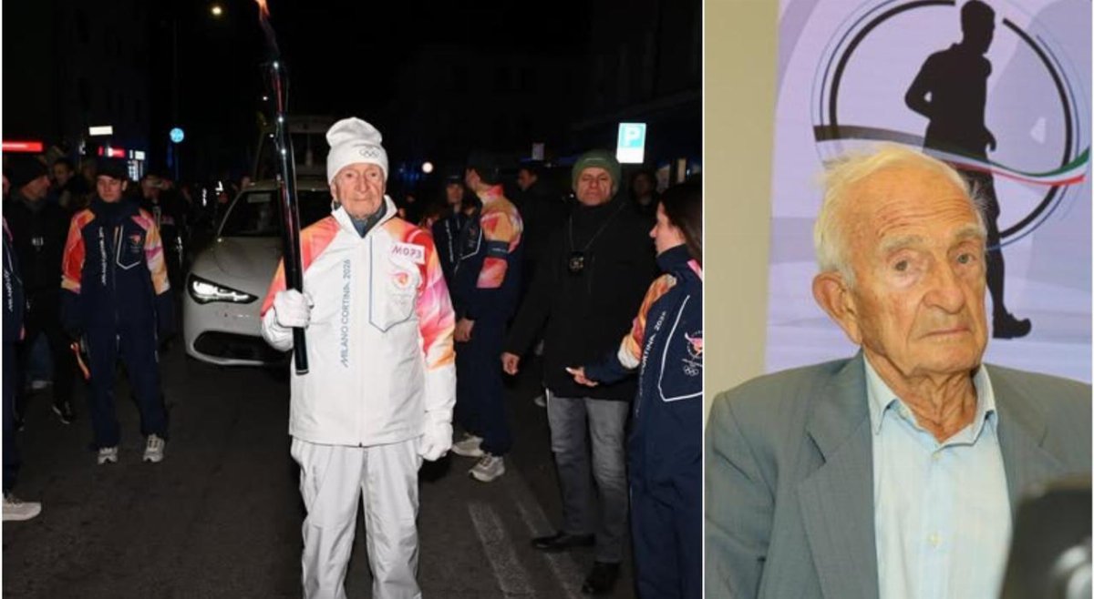 Abdon Pamich dimenticato a Vicenza durante la fiaccola olimpica di Milano-Cortina 2026 Abdon Pamich dimenticato a Vicenza durante la fiaccola olimpica di Milano-Cortina 2026