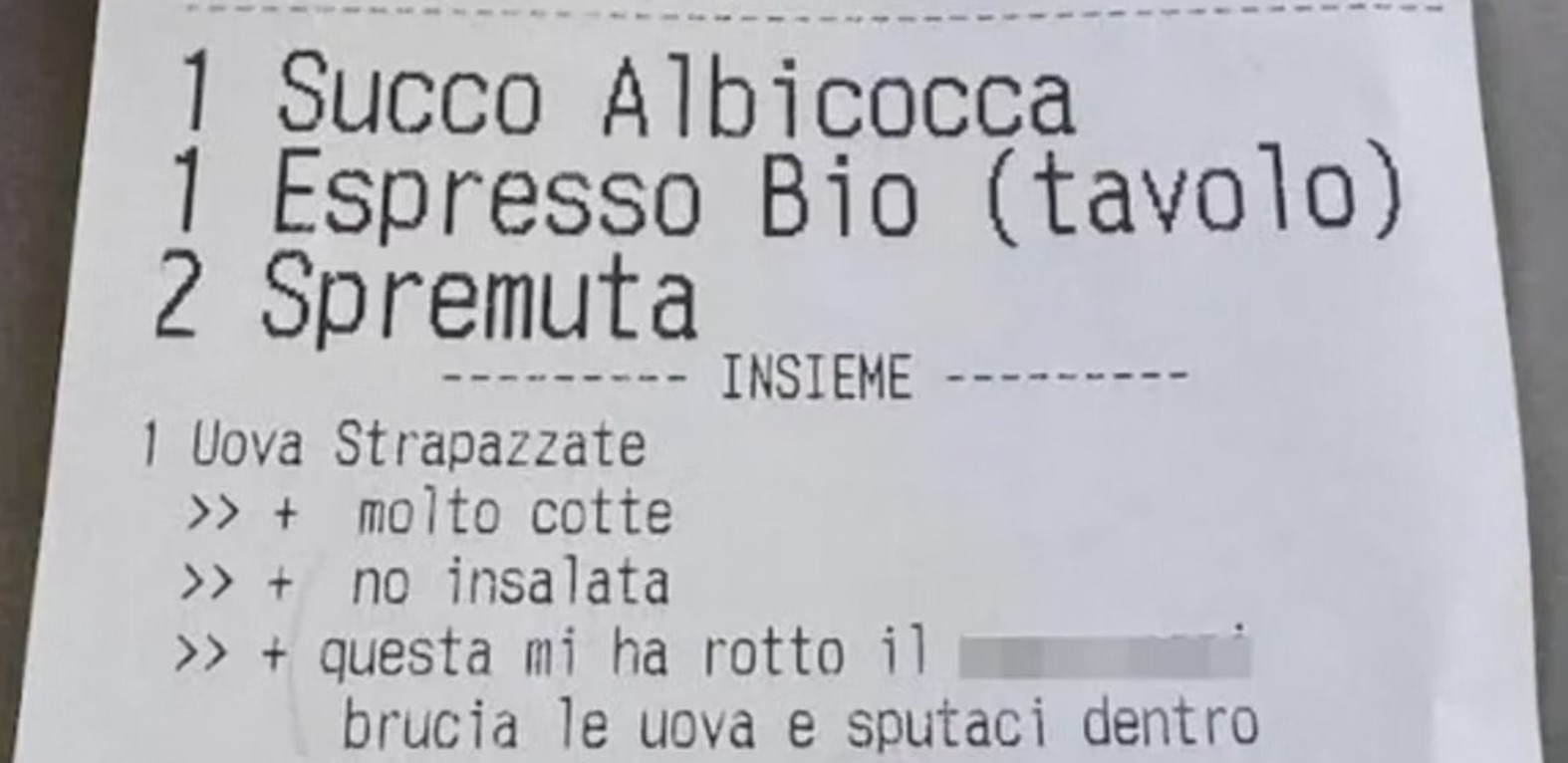 Riccione, insulto sulla comanda delle uova: il locale si scusa e offre la colazione