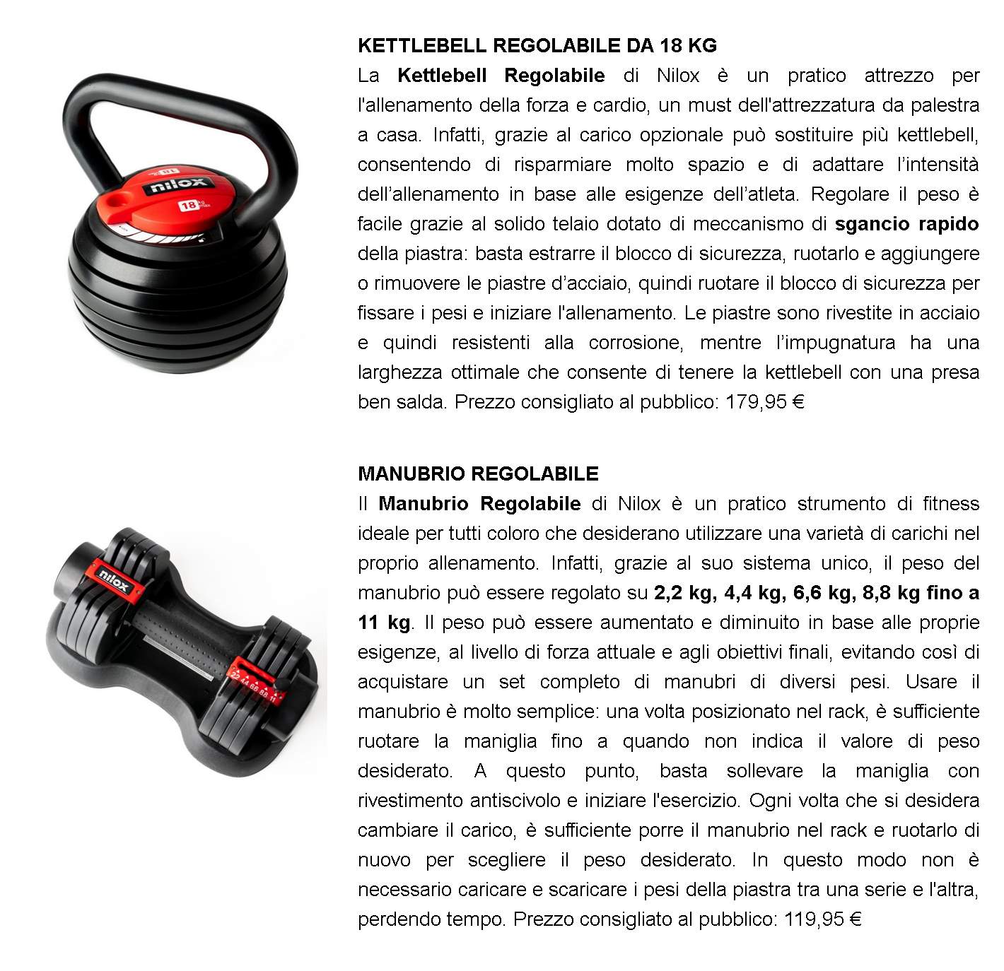 Nuova linea Nilox dedicata all’home fitness