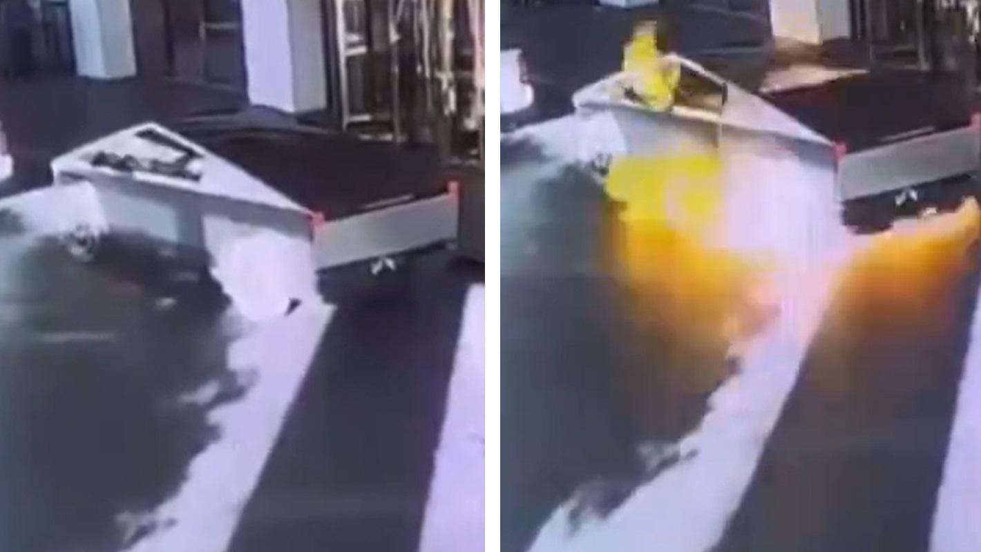 cybertruck esplode cybertruck esplode