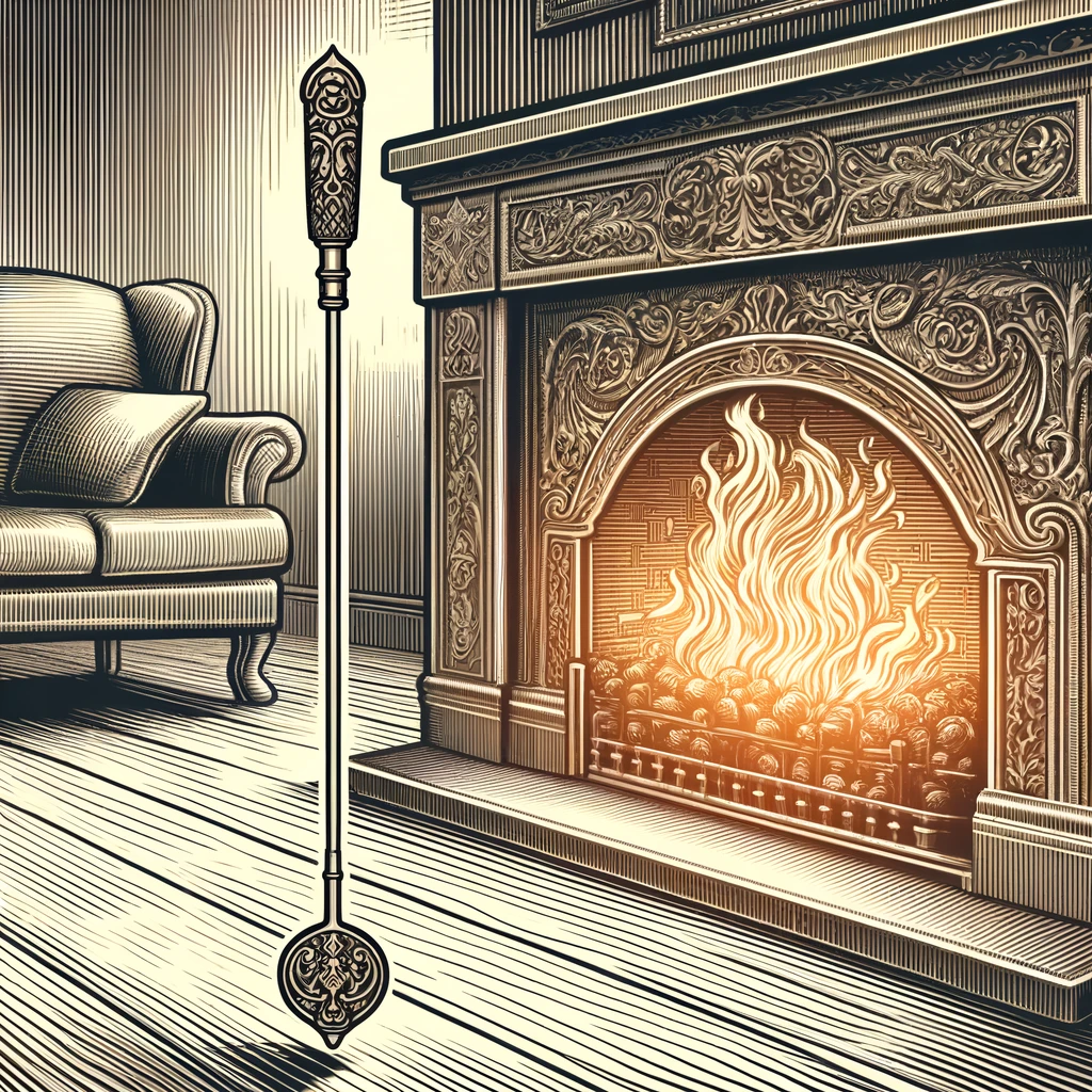 Serve per ravvivare la fiamma del caminetto