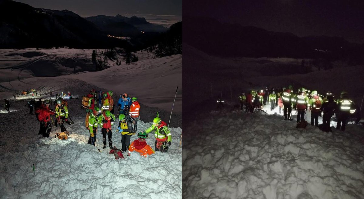 Valanghe tra Friuli Venezia Giulia e Veneto, uno sciatore morto e un ferito: cinque persone salvate