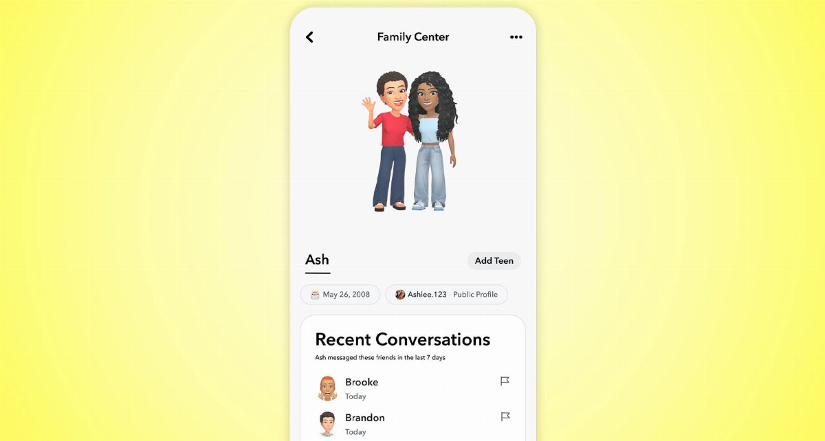 Le nuove funzionalità del Family Center di Snapchat Le nuove funzionalità del Family Center di Snapchat