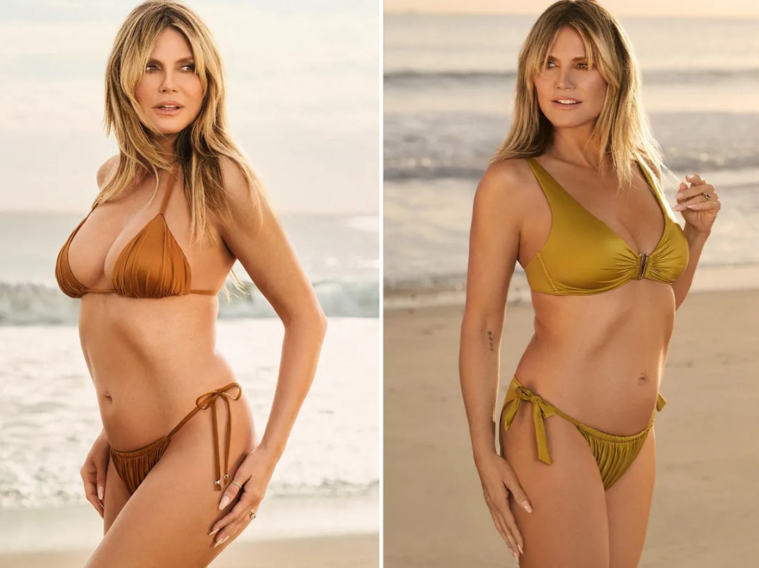 Heidi Klum in bikini per Calzedonia, la nuova campagna estate 2026 conquista Malibu