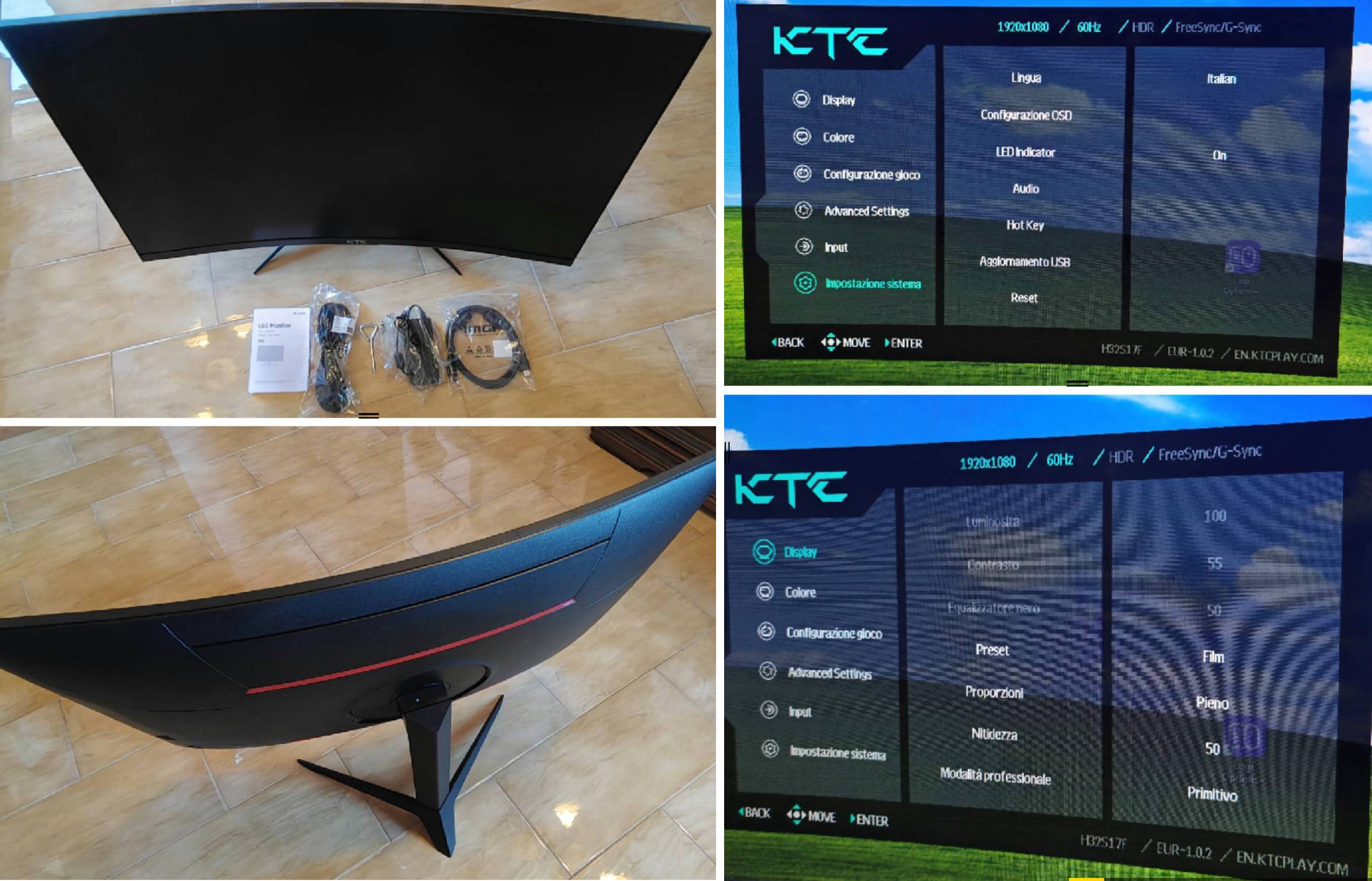 recensione h32s17f Recensione KTC H32S17F monitor da gioco