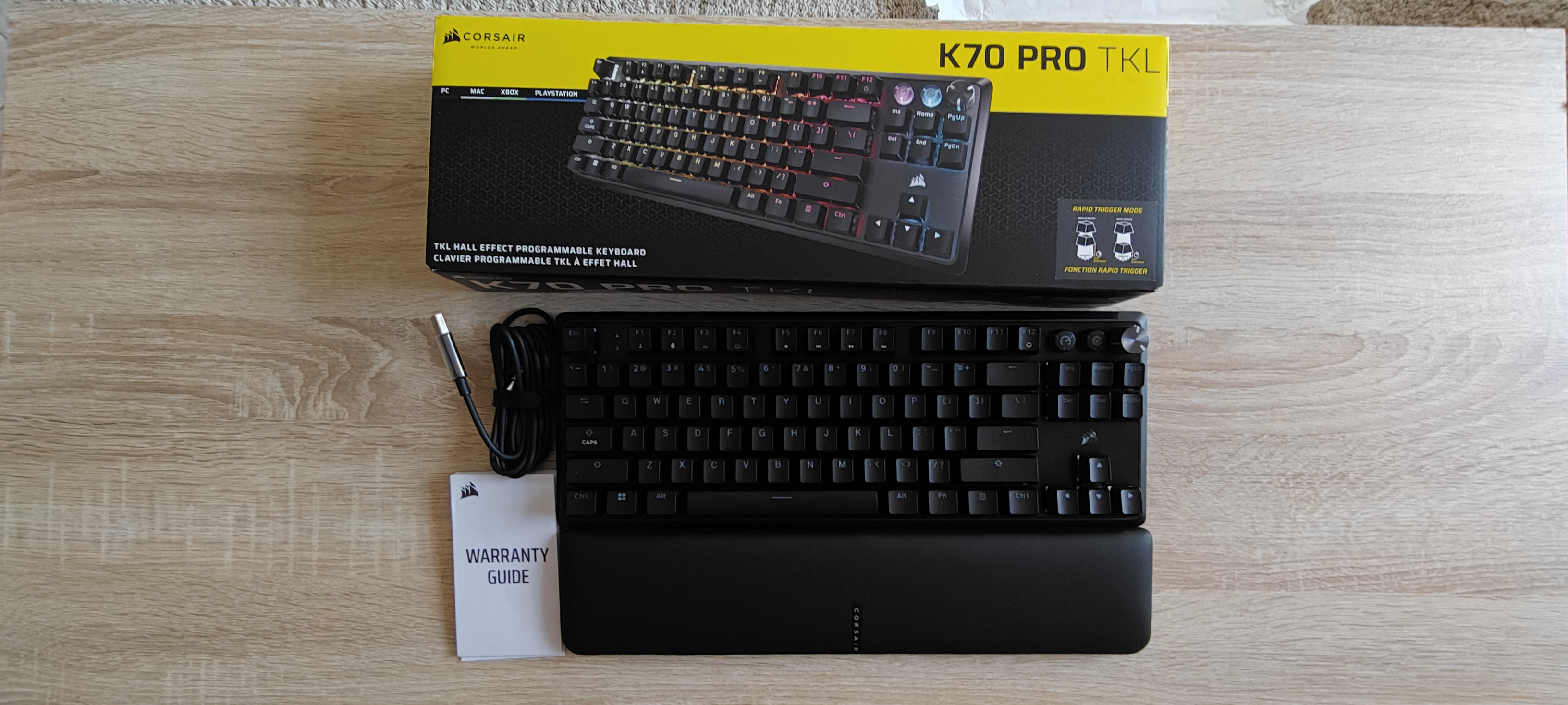 Recensione Corsair K70 PRO TKL