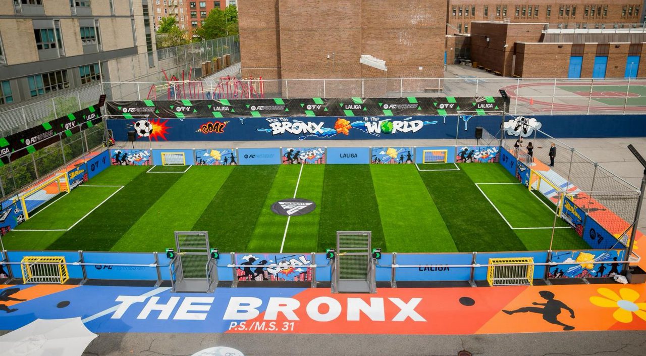 EA SPORTS FC e LALIGA aprono un campo nel South Bronx, coinvolti oltre 500 studenti