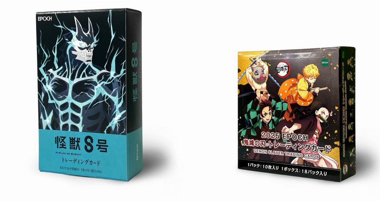Epoch lancia in Italia le carte collezionabili di Demon Slayer, Solo Leveling e Kaiju No.8
