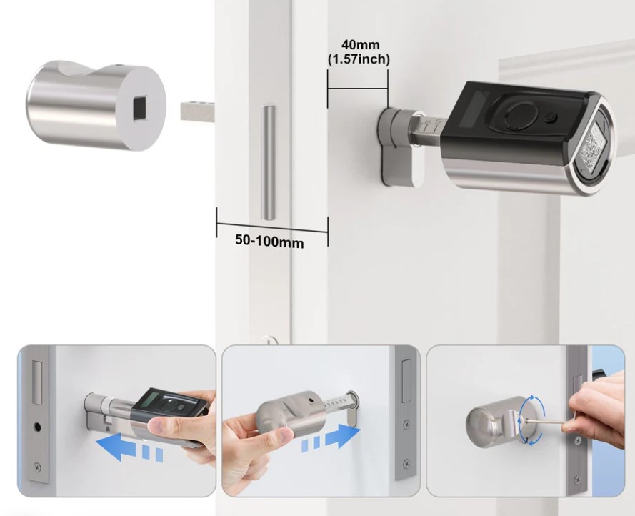 serratura elettronica Serratura elettronica sconto smart WELOCK Touch41 con impronta digitale: sicurezza e comodità a portata di mano