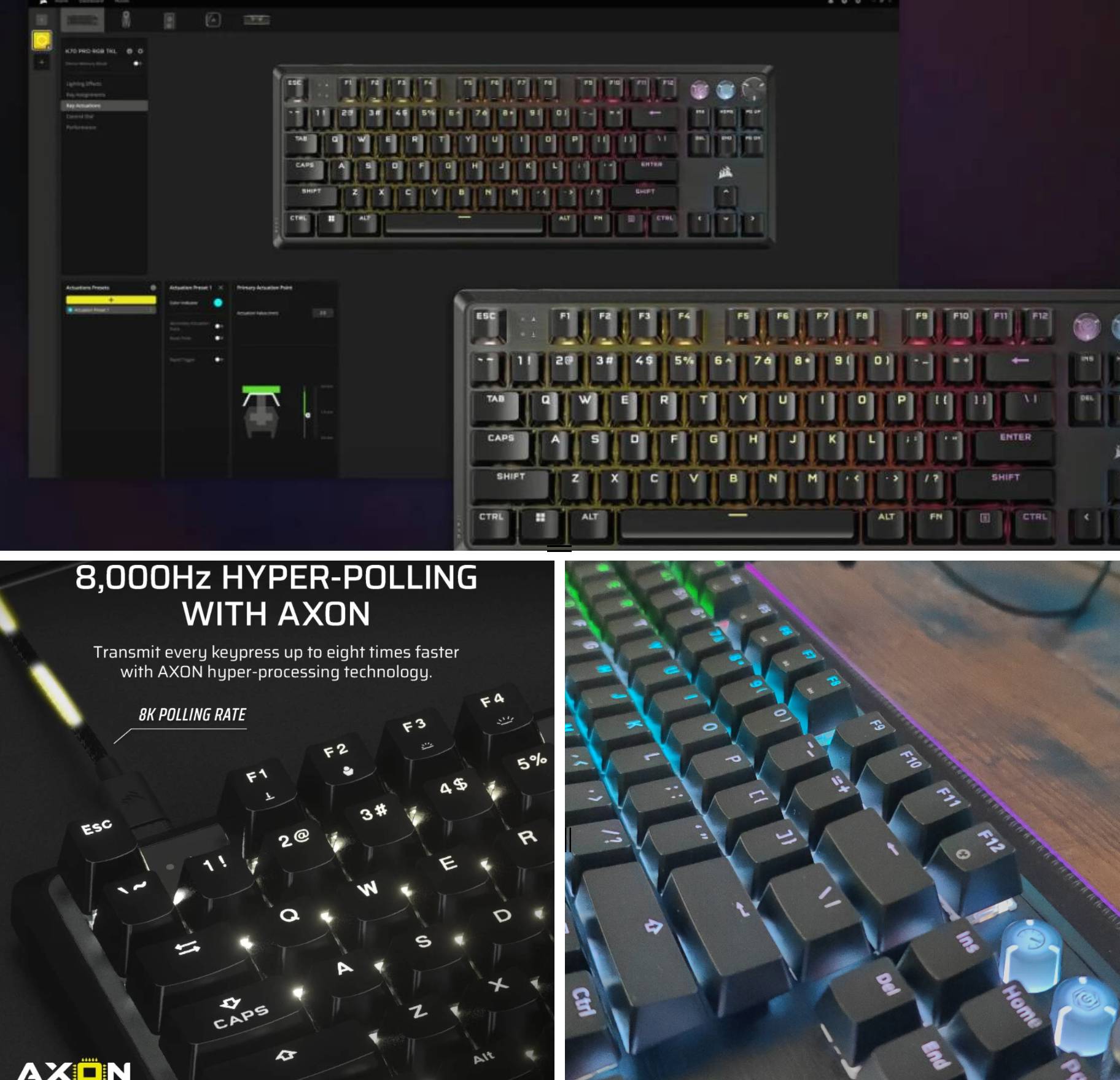 Recensione Corsair K70 PRO TKL