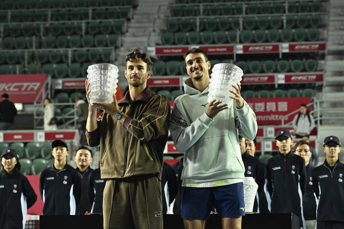Musetti e Sonego vincono il doppio Atp di Hong Kong battendo Rublev e Khachanov Musetti e Sonego vincono il doppio Atp di Hong Kong battendo Rublev e Khachanov