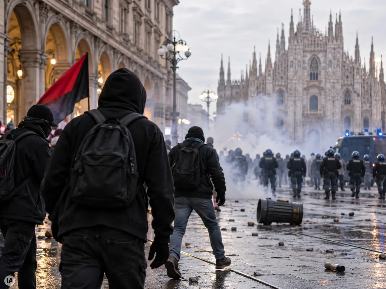 Scontri a Milano, il 21enne arrestato racconta al gip il video su TikTok e la crisi in famiglia