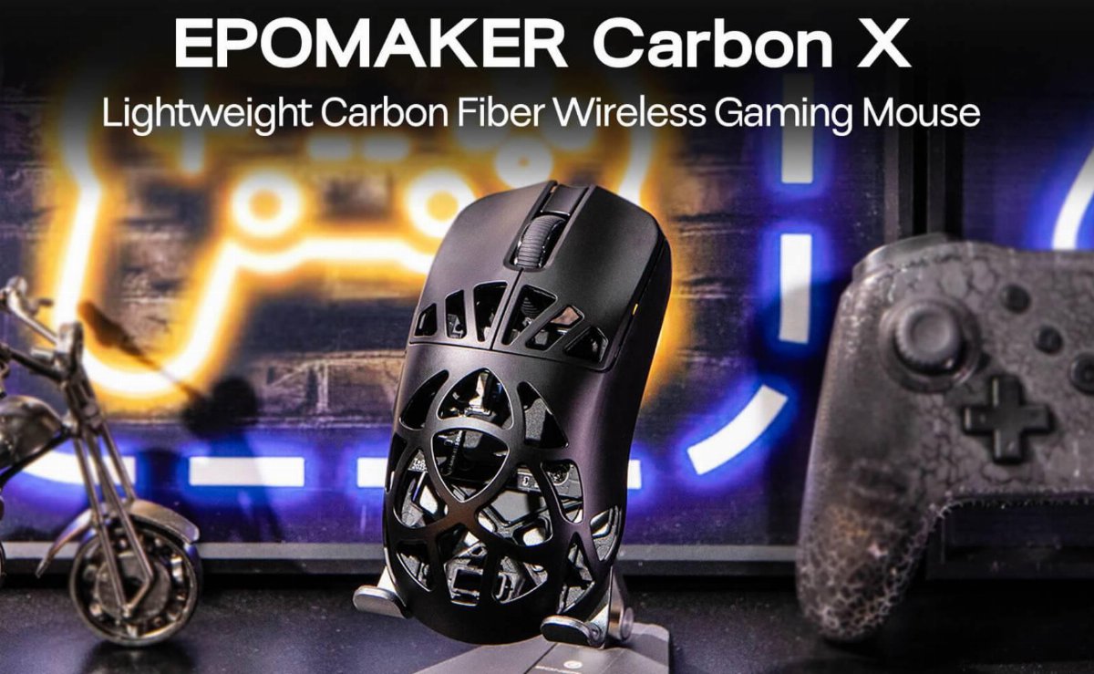 Recensione EPOMAKER CarbonX Mouse 