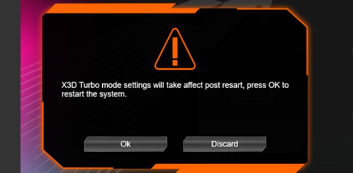 GIGABYTE - modalità X3D Turbo tramite AORUS AI SNATCH