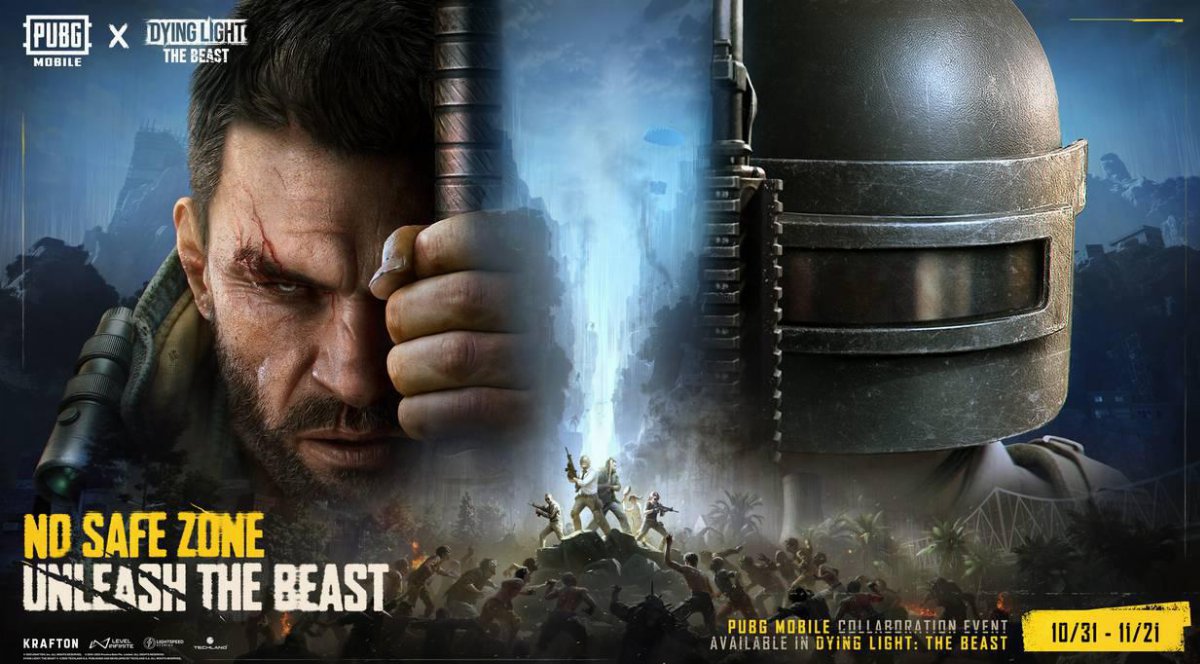 Evento crossover sopravvivenza tra Dying Light: The Beast e PUBG MOBILE