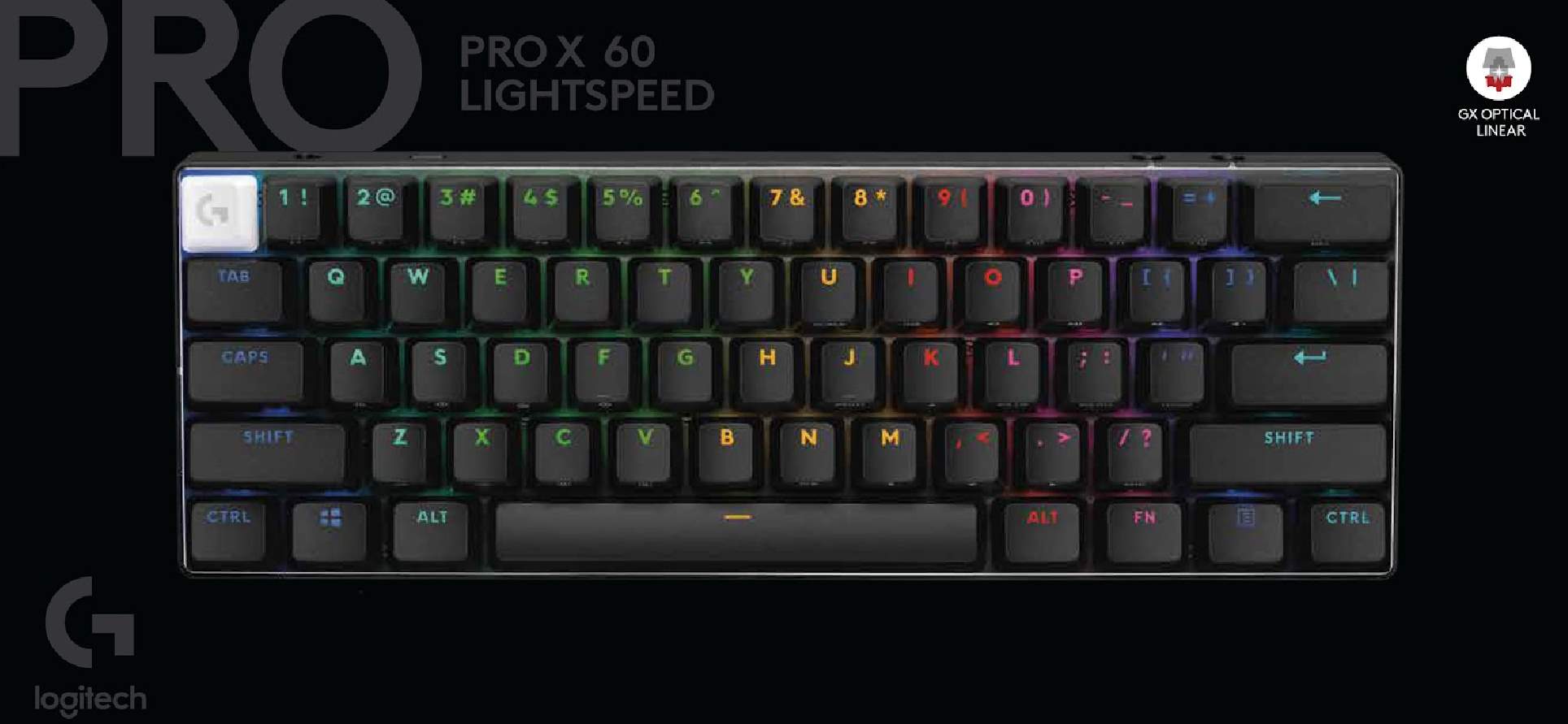Logitech G | Presentata la tastiera da gioco PRO X 60 con tecnologia KEYCONTROL