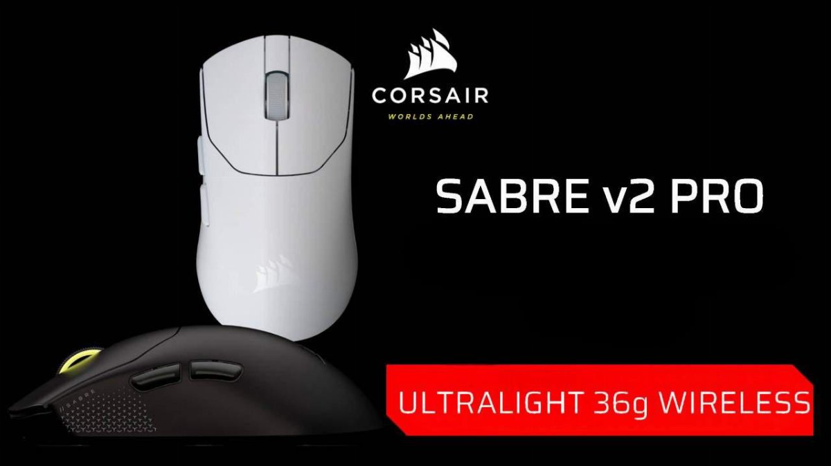 Recensione mouse CORSAIR SABRE v2 PRO