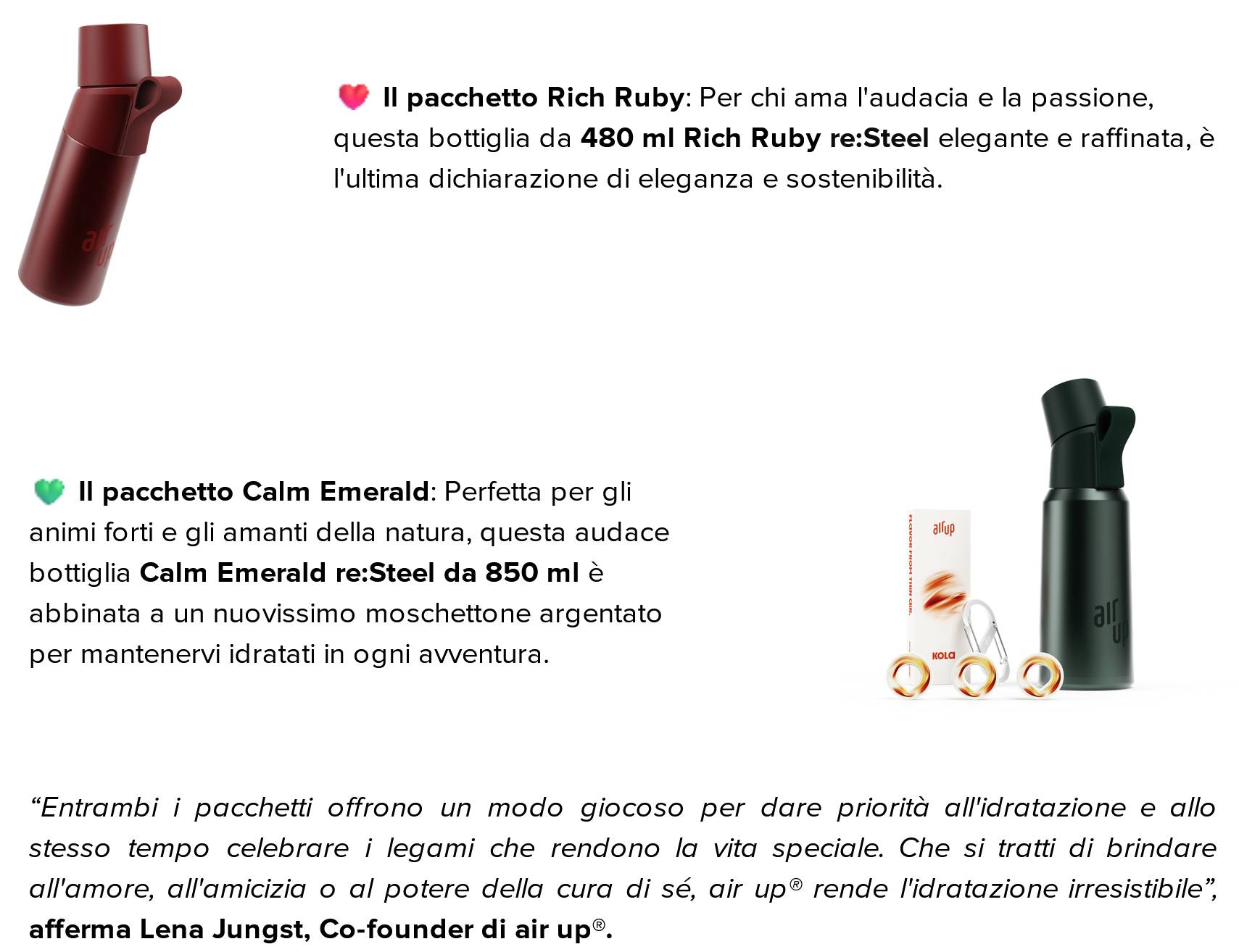 air up fa scattare la scintilla in questo giorno di San Valentino