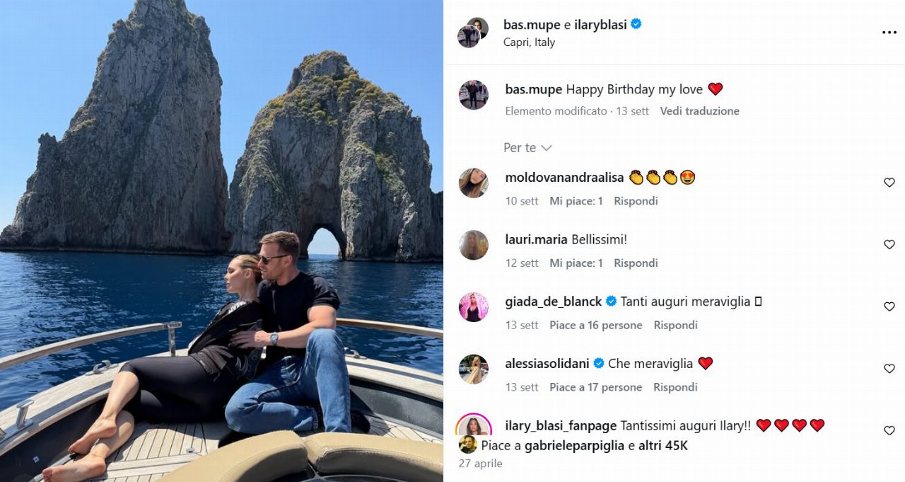 Ilary Blasi e Bastian Muller verso le nozze, Ravello scelta per il matrimonio a settembre