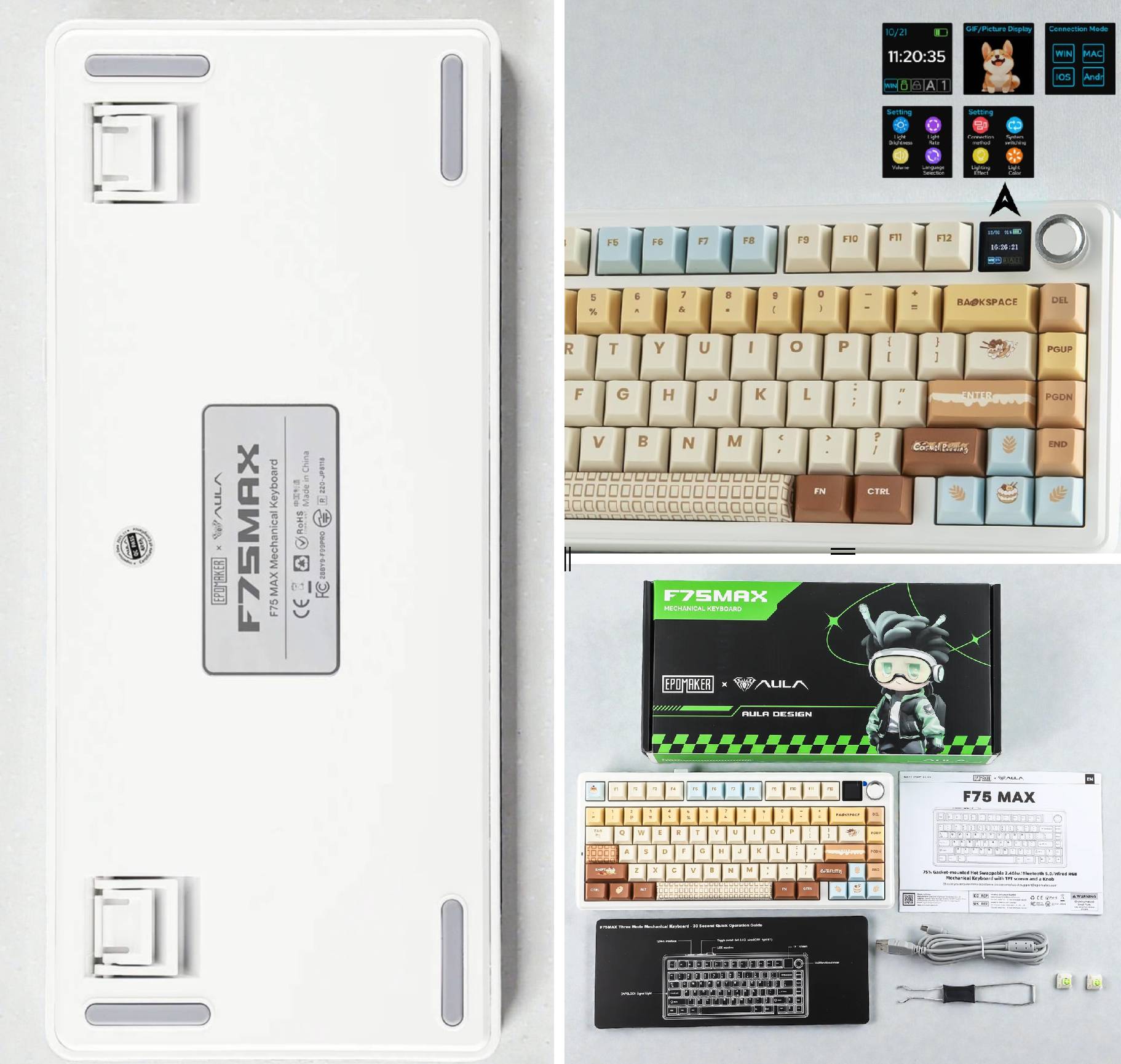 Recensione EPOMAKER x AULA F75 Max