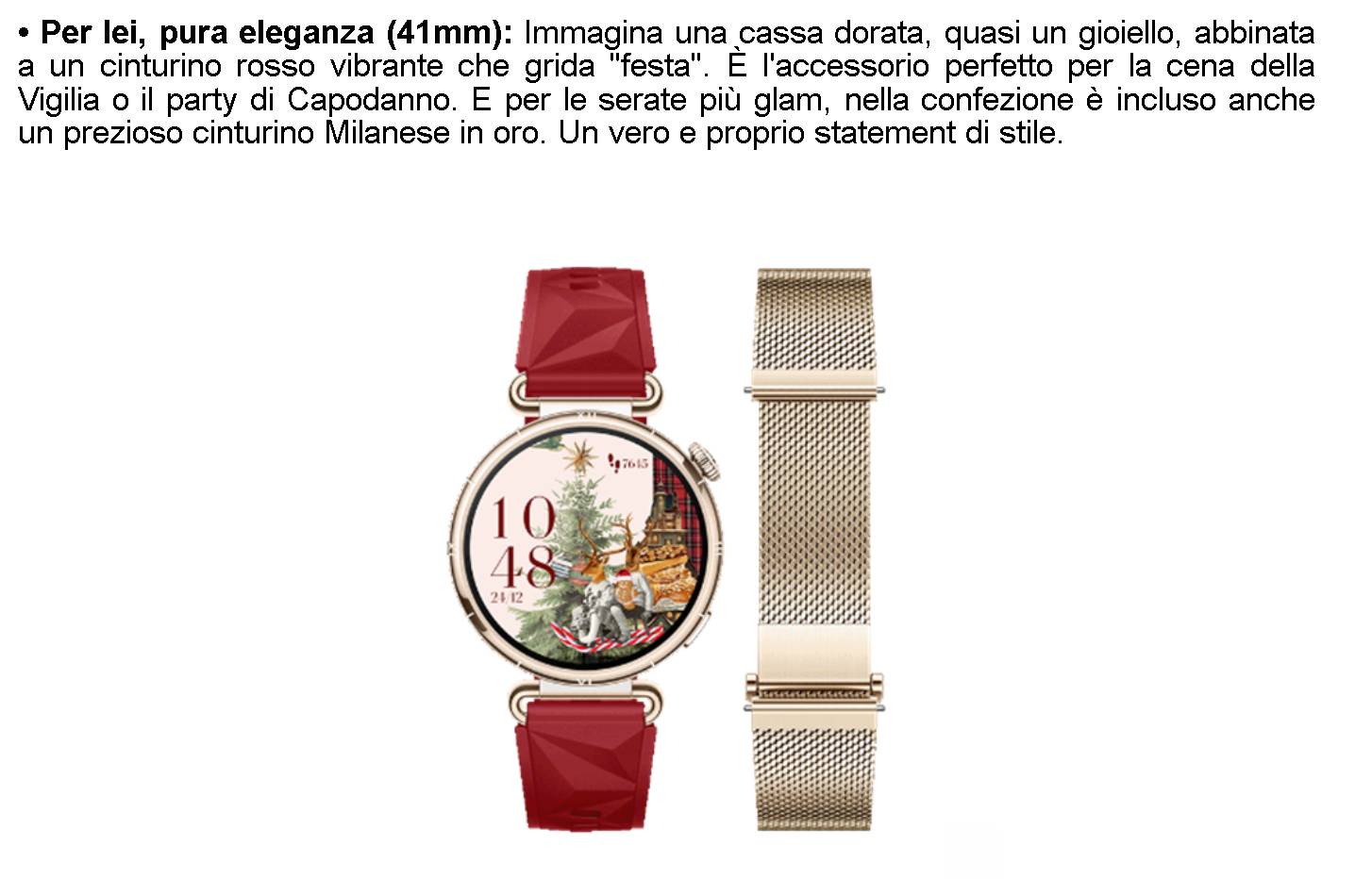 natale polso Il Natale al polso con HUAWEI WATCH GT6 SPECIAL CHRISTMAS EDITION