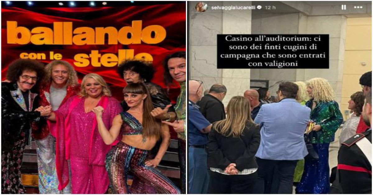 Polizia interviene negli studi di Ballando con le Stelle per sospetti travestiti da Cugini di Campagna