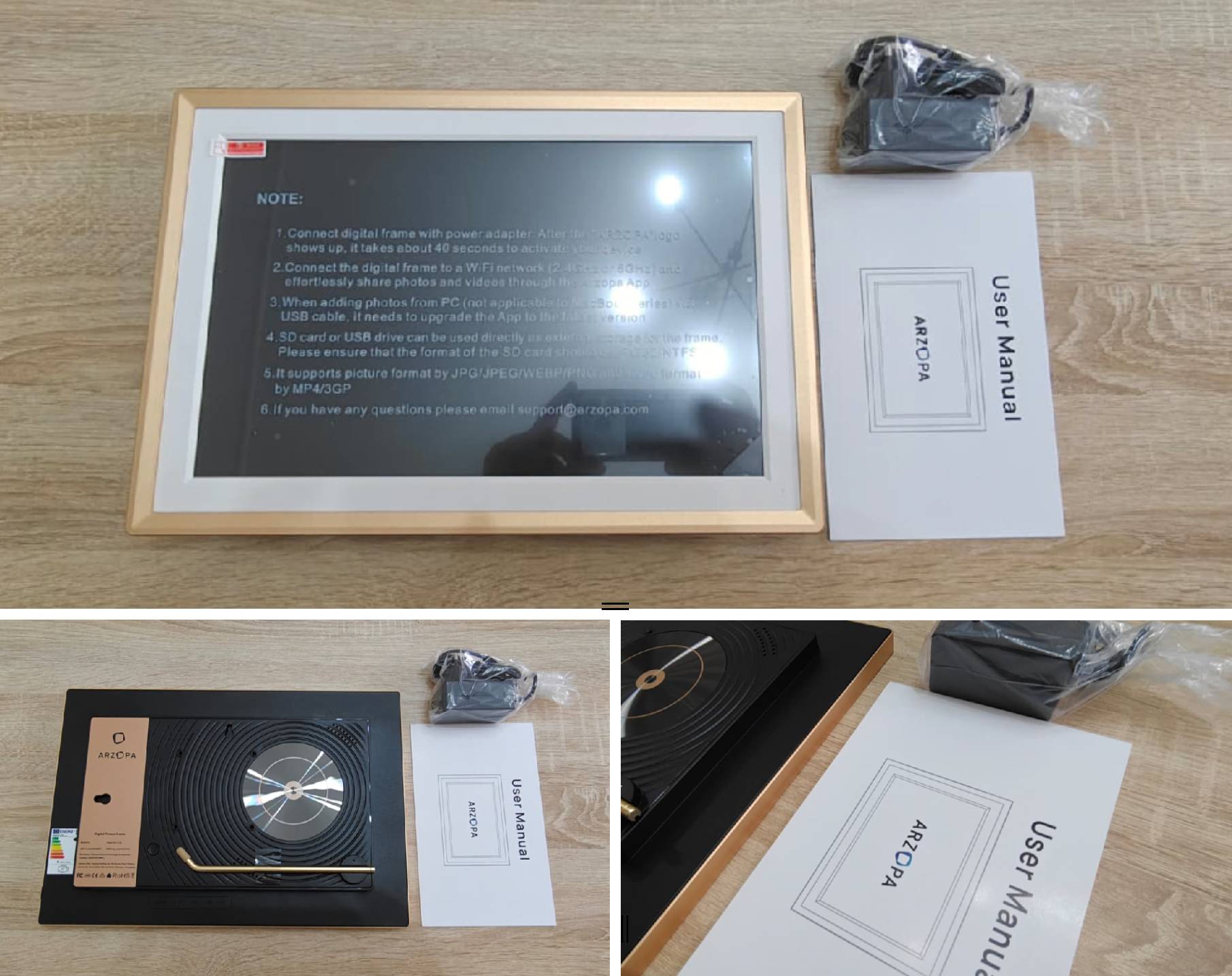 recensione cornice Recensione Cornice Digitale ARZOPA 14 FHD