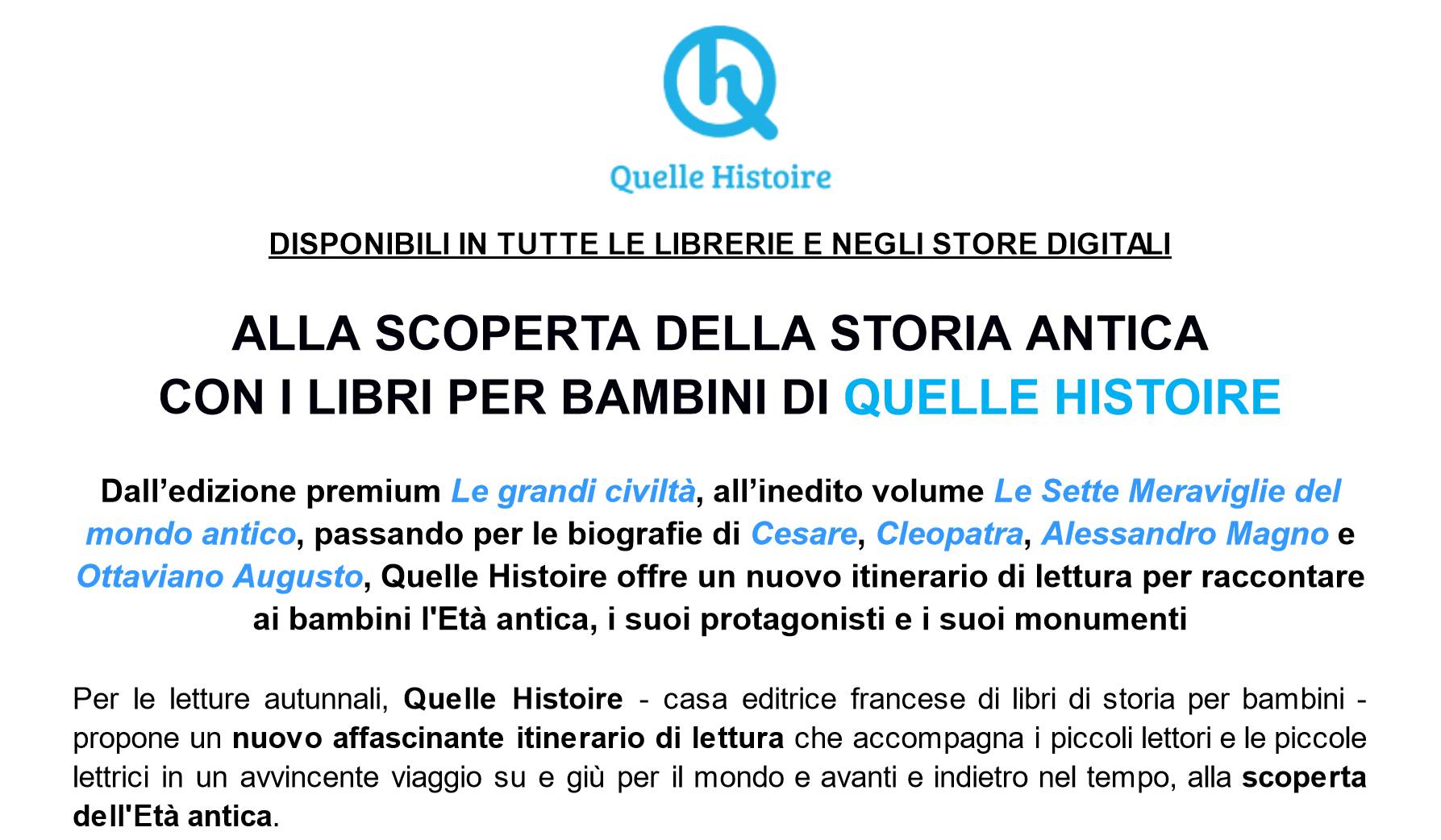 I libri per bambini di Quelle Histoire