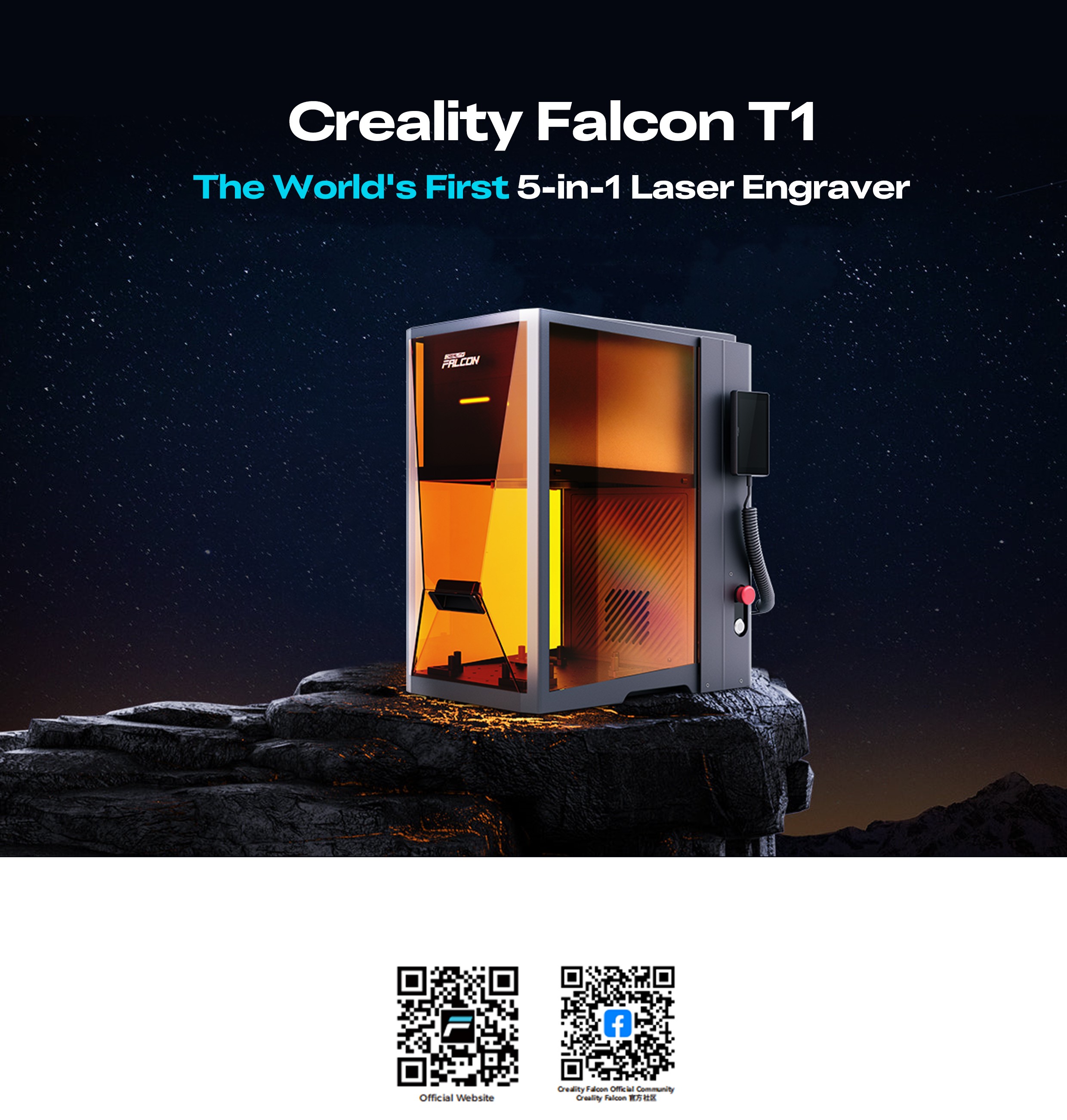 Creality Falcon T1 il laser modulare che unisce potenza e versatilità