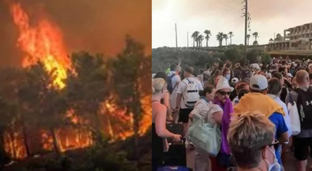 Evacuazione di massa a Rodi: Barche private si uniscono alla Guardia Costiera per salvare migliaia da incendi devastanti