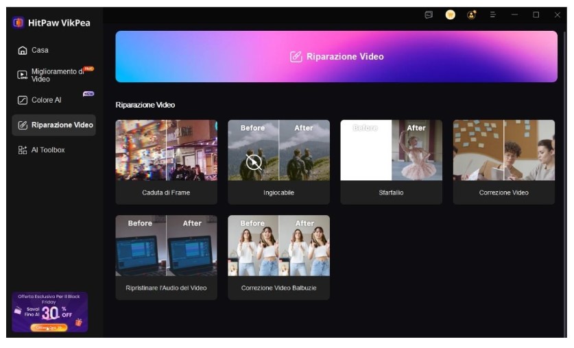 HitPaw VikPea: Soluzione Ottimale per Migliorare Qualità Video AI e Generare Video AI