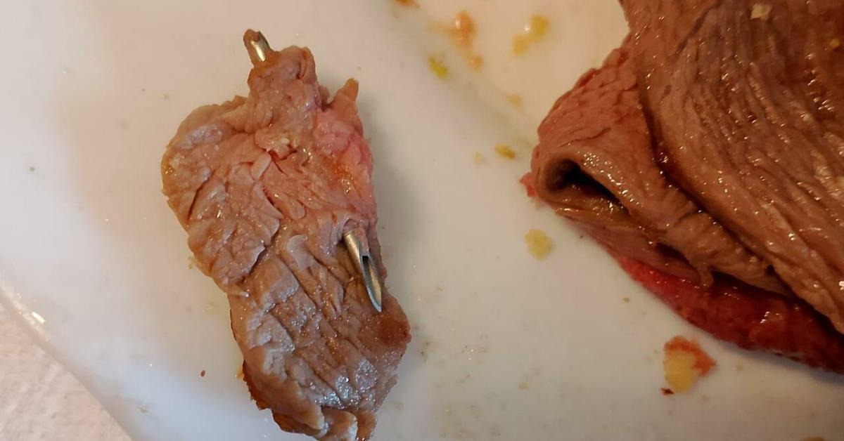 Ago da Catetere Trovato in Bistecca a Campolongo Maggiore: L