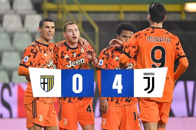 Anticipo Serie A, Parma-Juventus 0-4