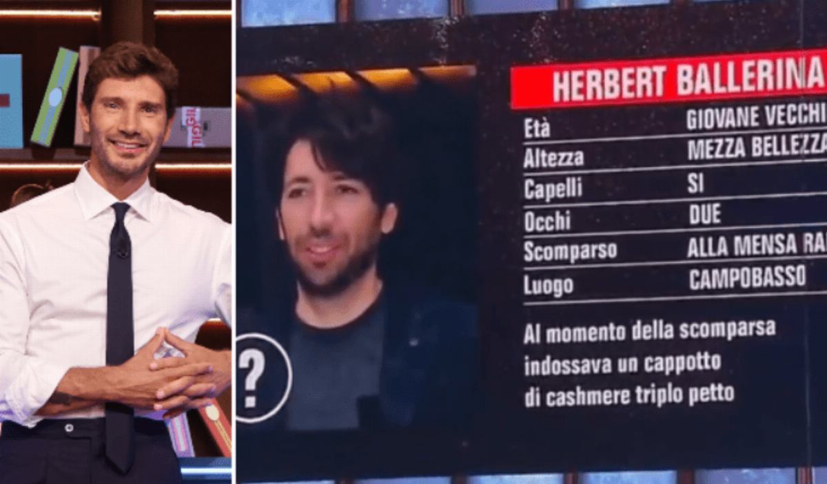 Affari Tuoi, Herbert Ballerina scomparso: l Affari Tuoi, Herbert Ballerina scomparso: l