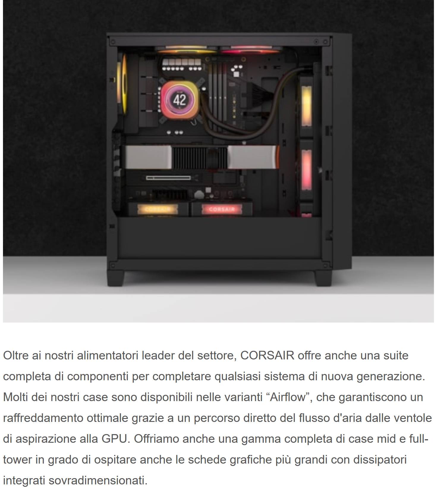 corsair presenta CORSAIR presenta le nuove schede con raffreddamento top