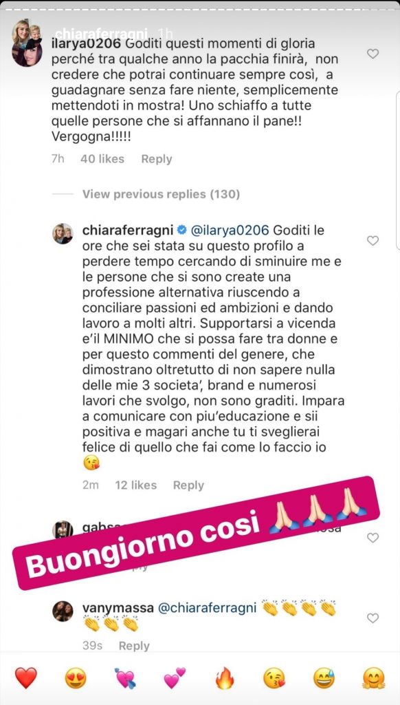 Goditi queste poche ore! Chiara Ferragni insultata sui social